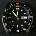 38*31.5mm Flat Ceramic Bezel Insert Luminous with R for SKX007 SKX009 Wristwatches Wristwatch Tools & Parts