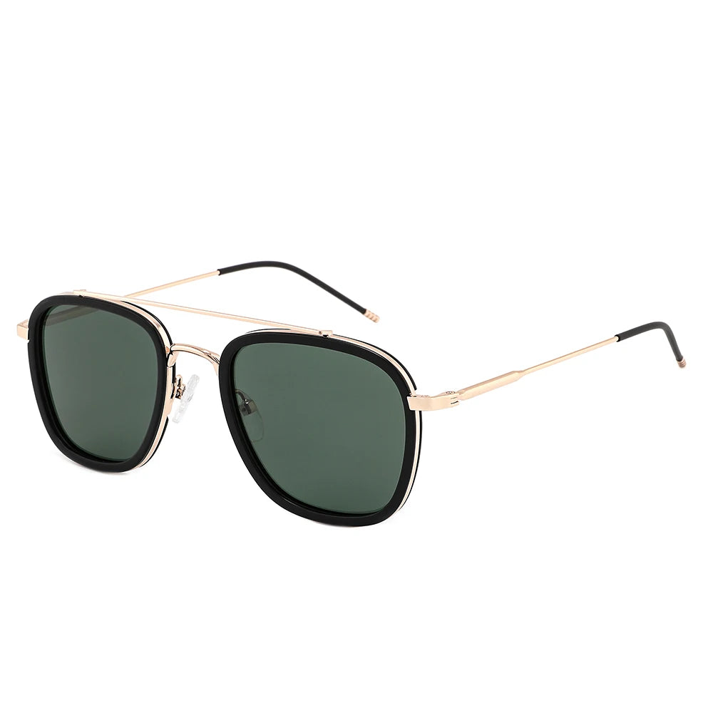 VIFF GLT9006 Classic Men's Polarized Sun Glasses Stainless Steel Sunglasses Custom Logo