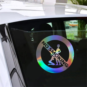 No Smoking Vinyl Decal Car Truck Home Wall Inside or Outside Decor Sticker Gift Die Cut Decals Laptop Window Glass