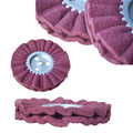 8-Inch Nylon Sponge Metal Fiber Wheel Manual for Cleaning Deburring Polishing and Blasting Media