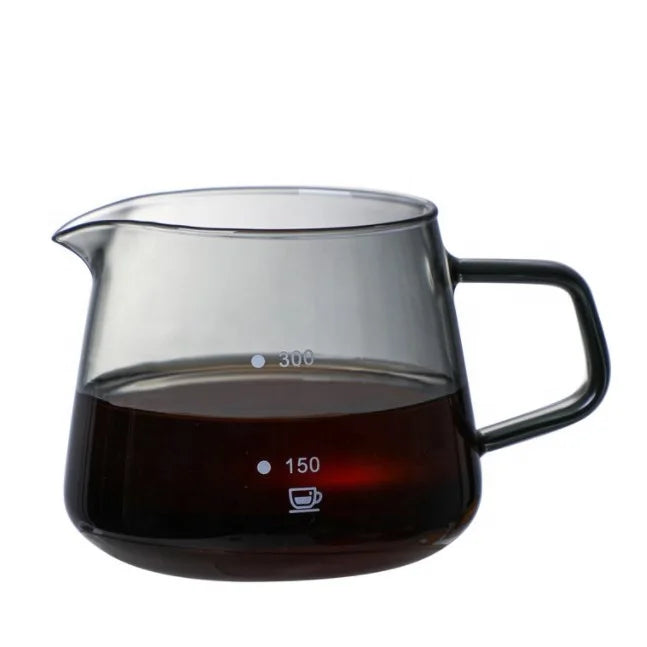 Z 400/ 600ml Borosilicate Glass Coffee Server Pourover Coffee Coffee Drip Pour Over Pot