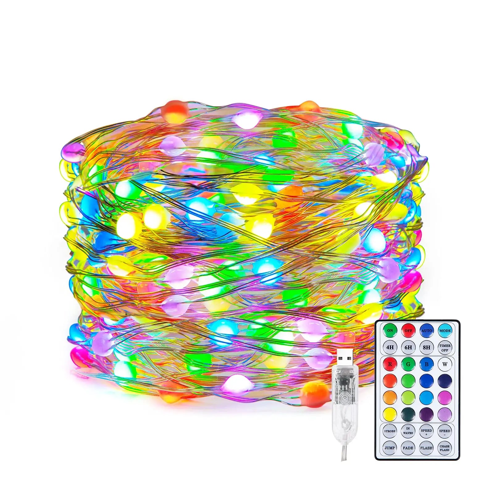 Indoor Outdoor Holiday Lights Luces Navidad Smart Led String Lights with USB Driver Bedroom Decoration Smart Fairy Lights 60