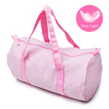 Free Shipping Kids Seersucker Duffles Carry on Lightweight Weekender Duffel Bag for Children Overnight US Warehouse DOMIL1071494