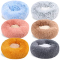 Wholesale Stocked Luxury Round Plush Soft Washable Dog Pet Cat Bed