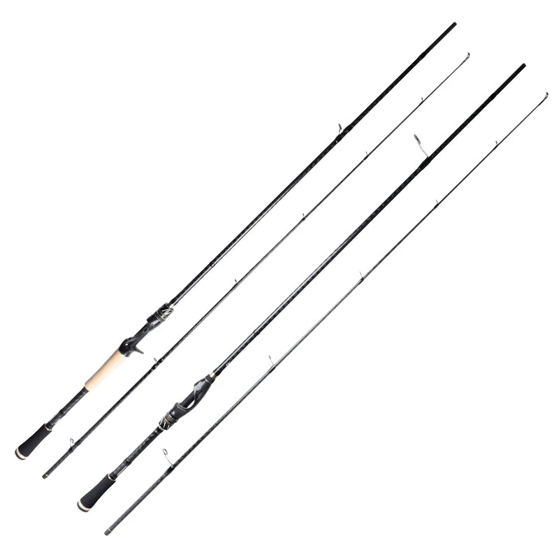 2 Sections 7' Fuji F Guide Spinning High Modulus TORAY Carbon X-Cross 3A Cork Grip Fiber Rod