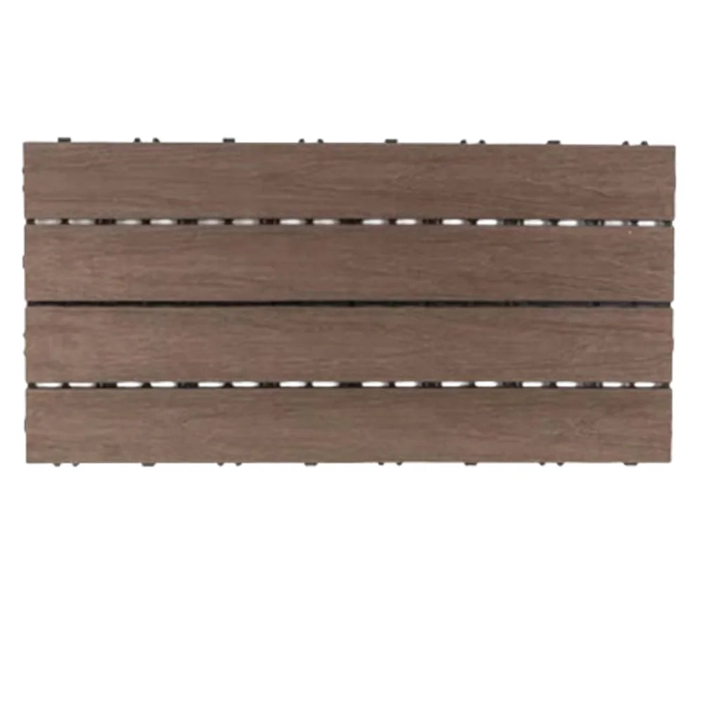 Cheap Price Chocolate 300 X 300 Wood Fiber+hdpe Wpc Diy Interlock Deck Tile Wpc Floor