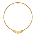 18k Gold Plated Choker Necklace Stainless Steel Snake Chain Choker Necklace for Women