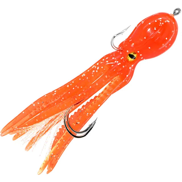 Mimilure Octopus Bionic Bait ABS Boat Fishing Lure with Built-In Lead Block Iron Plate for Tuna Salmon Bream in River Stream