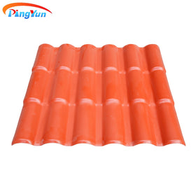 PVC Resin Villa Roof Tile Asa Corrugated Roof Modern Bamboo Shape Heat Resistant