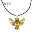 Women Jewelry  Rubber Necklace Cute Owl Pendant Stainless Steel Trendy Choker Necklace