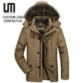 Liu Ming Wholesale Winter Fashion Men Casual Hooded Parka Jackets Warm Plus Size 3XL 4XL Coats