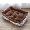 Custom Waterproof Washable Best Round Long Faux Fur Removable Non-slip Pet Bed Manufacturer Outdoor Cat Dog Bed