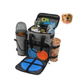 Eco-Friendly Best Storage Food Kit Small Pet Bags Backpack Tote Cat Dog Travel Bag With Bowl