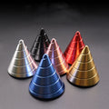 Fingertip Gyroscopes Spherical Toys Desktop Conical Gyroscopes Hand Spinner Fingertip Metal Alloy Gyro Stress Relief Adult Toys