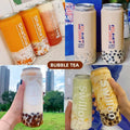 Custom Logo Disposable for Clear Plastic Cans Fully Open Lids for Milk Tea Juice Cake Smoothie Pet Whisky Soda Bouteille De Jus
