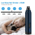 USB Rechargeable 2-Speed Electric Paw Grinder for Pets Small Foldable Dog Paw Nail Trimmer for Cats Birds Cleaning