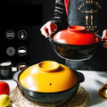 Kitchen Heat Resistant Non-Stick 3.5L/4L/6L Soup Stock Cooking Pots Porcelain Casserole Ceramic Cookware for Stew Stock