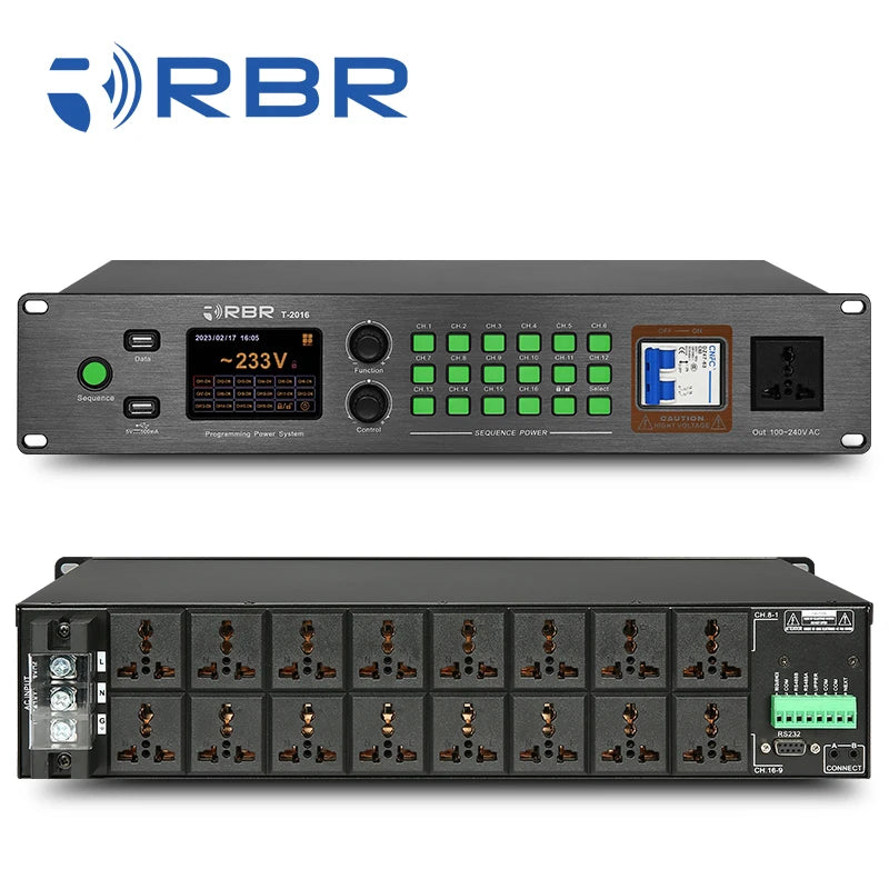 Touch Screen  T2016 16 + 1CH Power Sequence Controller
