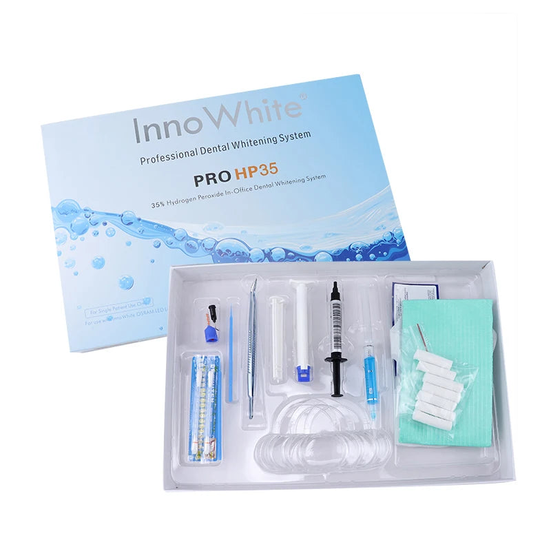 Clinic Professional Manual Whiten Tools Dental Gum Protector Double Tube Gel Teeth Whitening Kit
