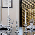 Home Decoration Wedding Party Popular Table Top Decoration Candle Holder Crystal Glass Candle Holder for Wedding Party