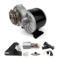 24V 350W Electric Bicycle Gear Brush Motor Mounting Plate 16T Flywheel Sprocket Ebike Conversion Kit 20 Inch