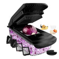 13/14 in 1 Multifunctional Kitchen Gadget Plastic Vegetable Chopper Manual Vegetable Cutter Fruit Potato Slicer Grater