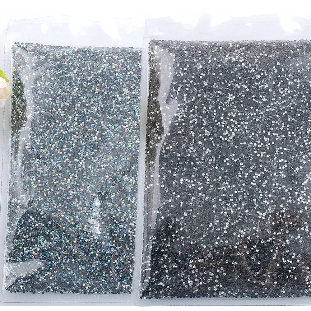 Cheapest Rhinestones Whole Glass Crystal StonesDMC Hotfix Rhinestones Ss6 Crystal clear Bulk Big Bag
