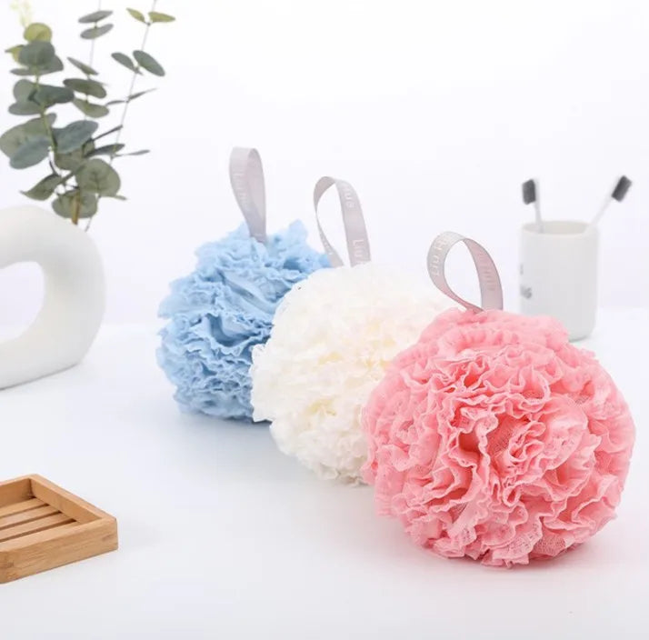 Loofah Bath Sponge Large Lace Body Luffa Loofa Loufa Puff Scrubber - Exfoliate Cleanse Soothe Skin