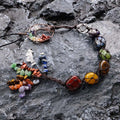 HZ HZ Wholesale Chakra Stones Reiki Healing Car Ornament Crystal Pendant Hanging Rocks