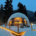 7m Luxury Hotel Glamping Geodesic Dome Tent for Sale
