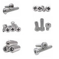 Custom Hex Socket Pan Countersunk Head Hollow Vacuum Vented Screw With Hole