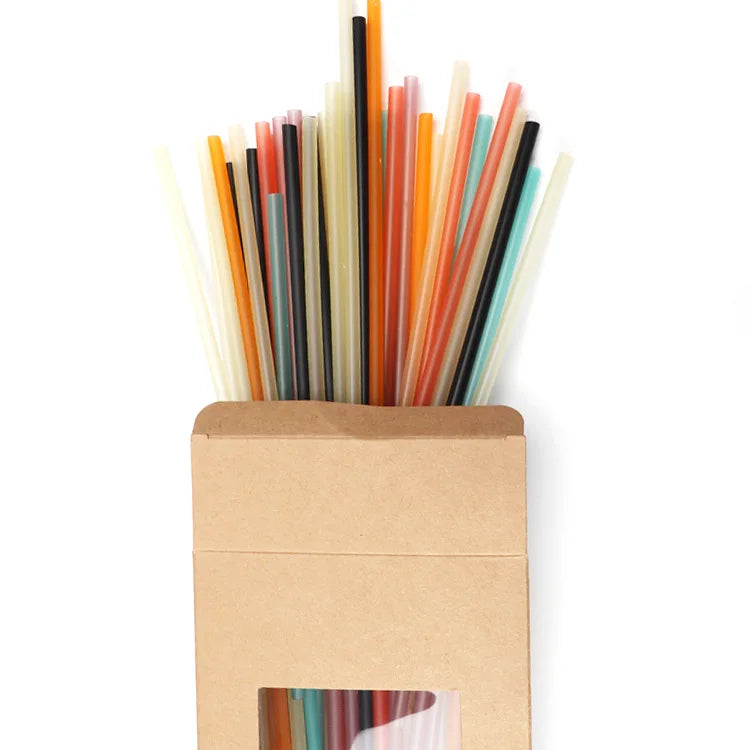 Natural Rice Drinking Straws Biodegradable Straw Eco-friendly Sustainable Disposable Edible Cereal Rice Straws Online 2023