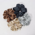 B.PHNE Ladies Hair Accessories 6.5'' Big Oversized Silk Ponytail Holder Extra Large Satin Scrunchies for Women