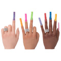 Wholesale 100% Silicone Makeup Practice Hand for Manicure Tools Left Rig Nail Hand Practice Nail Training Hand