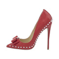 Women's Red Anti-Slippery Stiletto Heels Pumps Summer Autumn Bulk Wholesale Breathable Club Style Shoes Thin Heels Pointed Toe