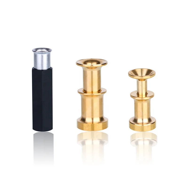 Aluminum Brass Fly Tying Tool for Fly Fishing Hairs Feathers Tying Thread Lineup Aligning for Lake and River Use