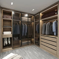 BALOM Melamine Panel  Bedroom Wardrobe Manufacturers Custom Classic Style for Large Capacity Storage