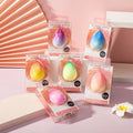 New Hot Sell Makeup Tools Customized Logo Soft Wholesale Two Color Gradual Dry and Wet Makeup Powder Puff