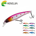 11CM-13.4G HENGJIA New Hard Plastic Fishing Lures Crankbait Minnow Artificial Swimbait