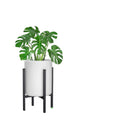 Modern Nordic Wrought Iron Durable Floor Flower Stand for Balcony and Garden Plant Pot Household Use