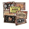 Wholesale Vintage Metal Tin Sign Salon Barber Shop Hair Cut Decor