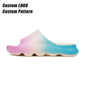 BreezeStep Women's Open Summer for Slippers Comfortable Soft Platform EVA Pillow Anti-Slip Light Weight Printed 'Cloud' Design
