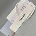 Custom Recycled Labels Clothes Hang Tag Paper Emboss Swing Tags for Clothing Die Cut Kraft Tags