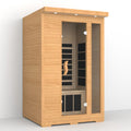 Smartmak Luxury Indoor  Far Infrared Carbon Sauna Factory Wholesale Traditional Sauna 2 People