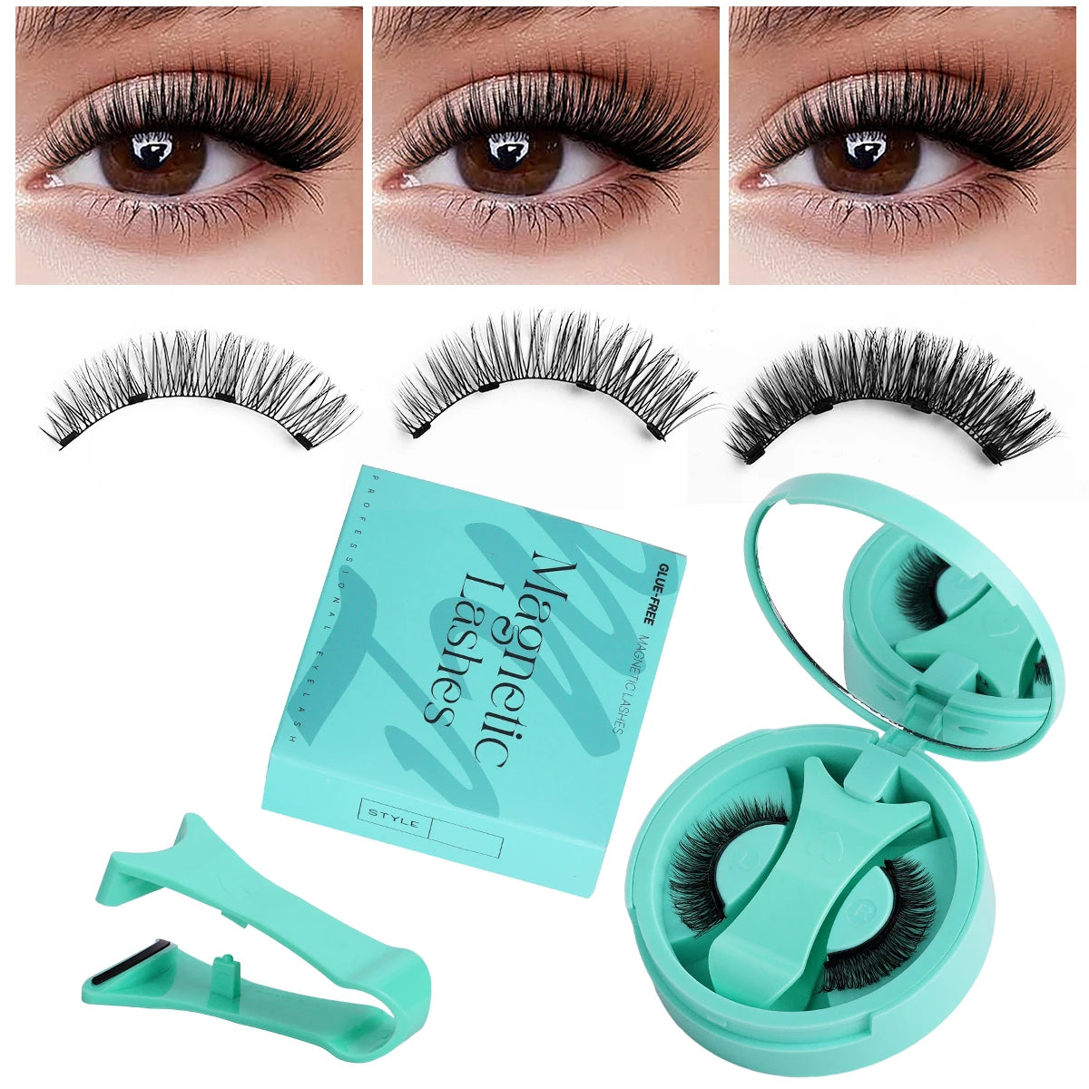 New Design Diy Lash Kit Segment Eyelash 20d 30d 40d Private Label Natural Hand Made Faux Mink Fan Eyelashes Extension