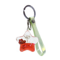 HOT Sale Cute Star Shaped Water Floating Liquid Acrylic Keychain with Small Plastic Figure