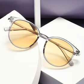Twooo 5121 Designer Shades Round Frame Decoration Women Sunglasses Wholesale