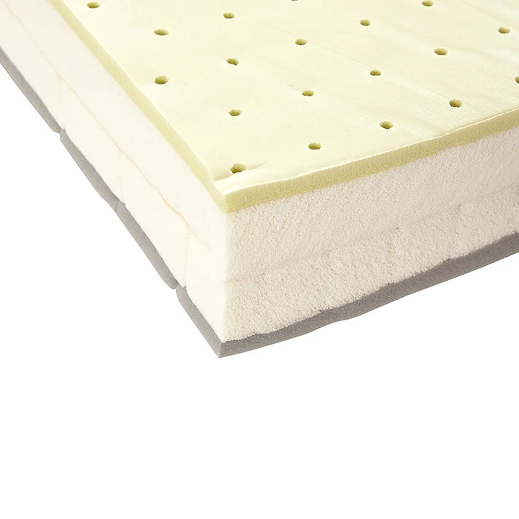 Breathable Roll up 100% Natural Latex Foam Mattress in Vietnam Folding Mattress