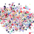New Style 3MM 1000PCS Jelly Round Flatback Clear Glue Resin Rhinestones Bags Shoes Nail Gems Garment Decorations Bulk Crystals