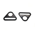 Electro Black 25mm Handbag Anchor Strap Connectors Metal Triangle Buckle for Bag Parts